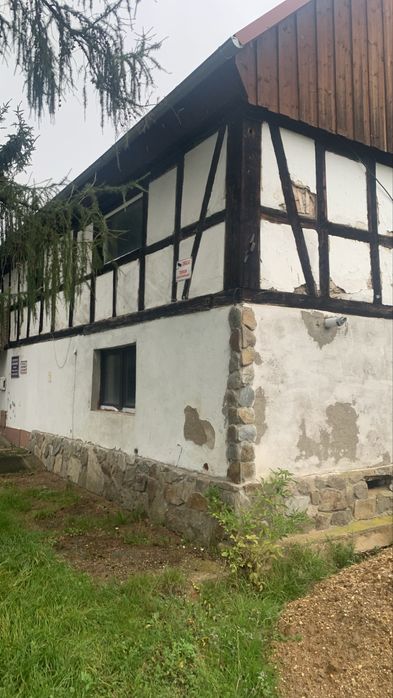 Połowa domu plus działka