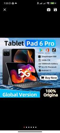 TABLET Pad 6 Pro android wersja globalna Snapdragon 888 16GB + 1TB An