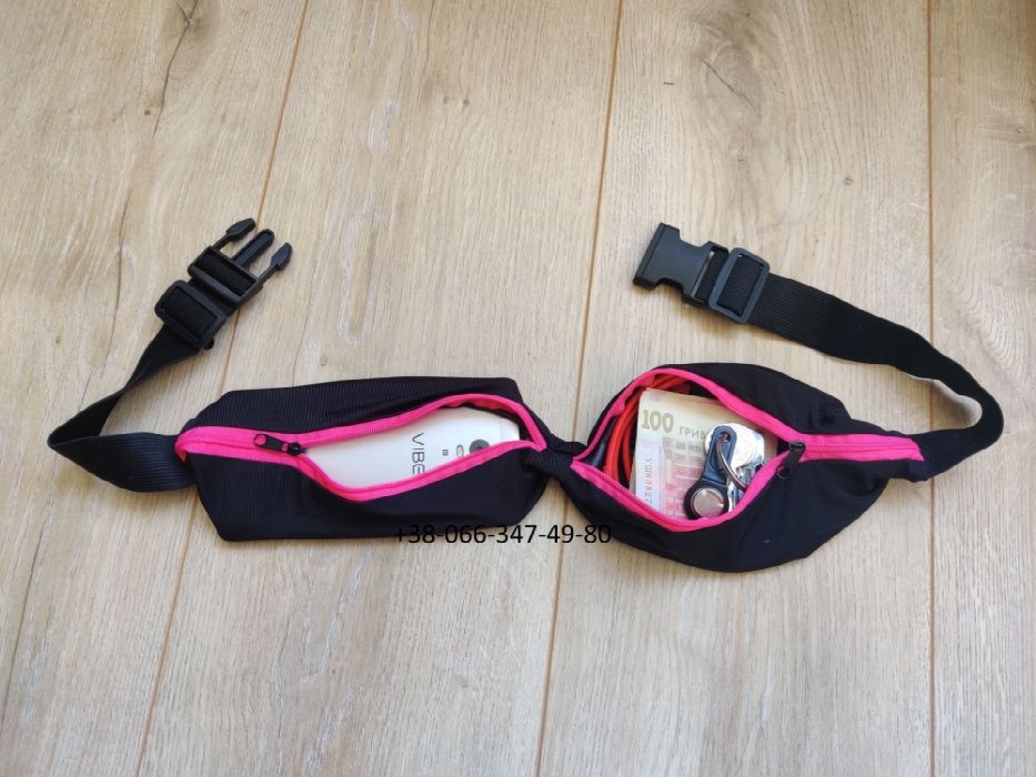 099 Спортивная маленькая бананка на пояс сумка для спорта унисекс