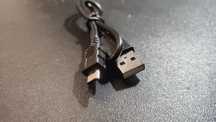 Nowy przewód kabel USB - microUSB szybkie ładowanie czarny 35 cm