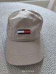 Czapka z daszkiem beżowa Tommy Hilfiger