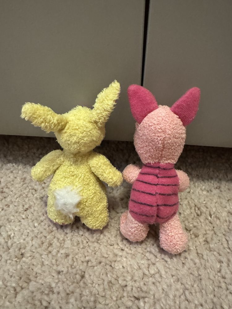 Winnie The Pooh Kubuś Puchatek dwie maskotki Prosiaczek i Królik