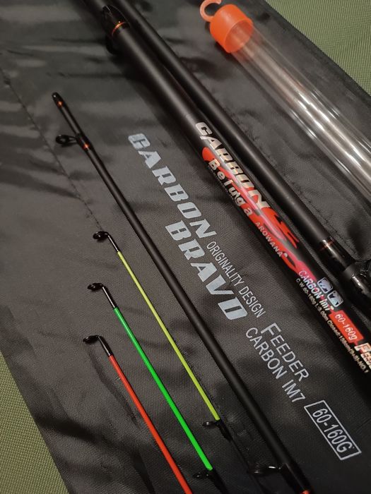 Вудлище фідерне Beluga CARBON Mikado Feeder 160 грам 390, 360, 330, 30