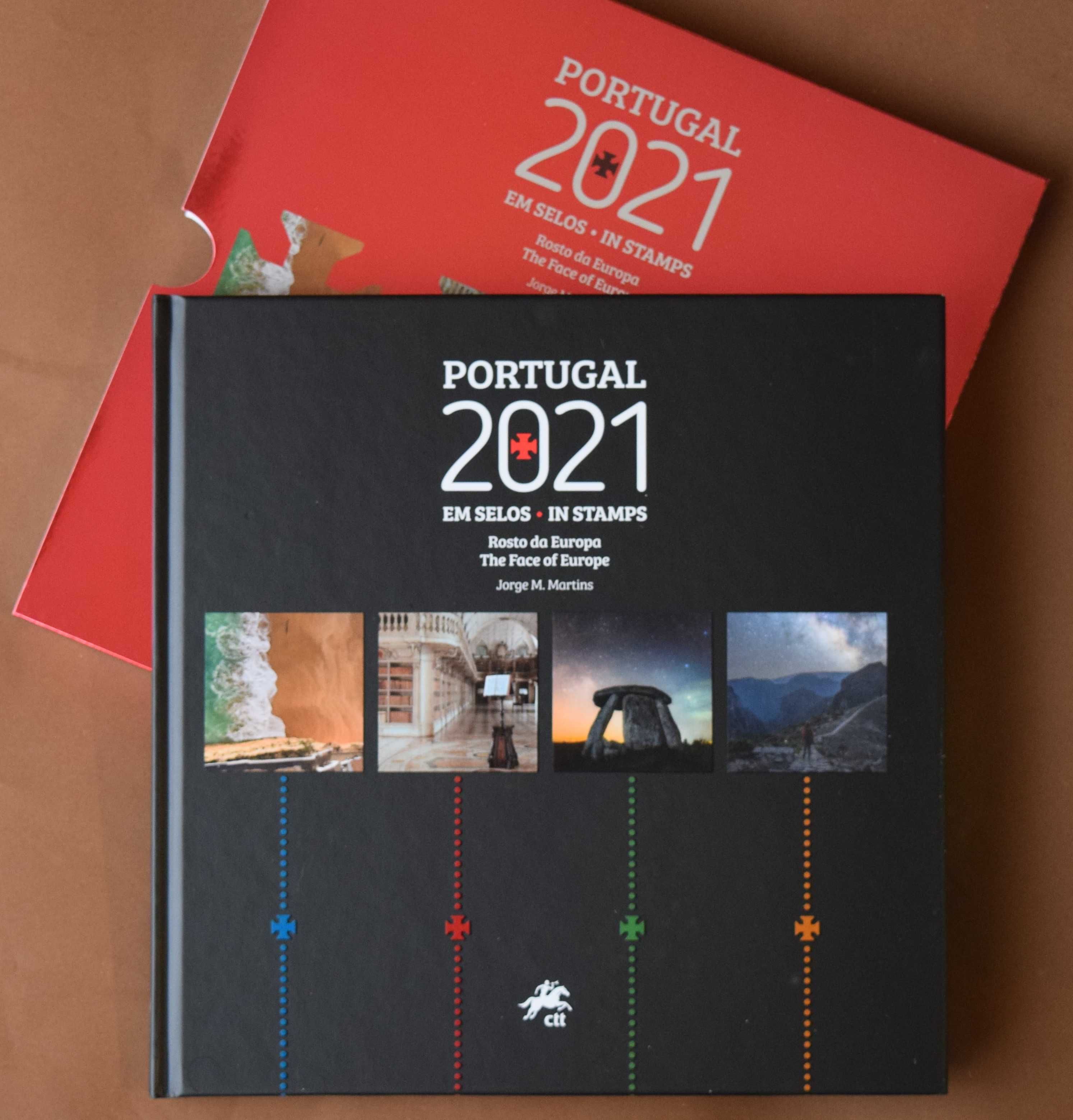 Livro CTT - Portugal em selos 2021 - sem selos