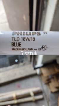 Świetlówka Philips TL D 18w/18 kolor niebieski.