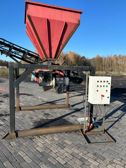 Kruszarka do węgla, dwa taśmociągi w zestawie