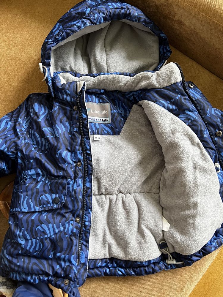 Зимовий термо комплект зимний коплект libellule baby line reima huppa