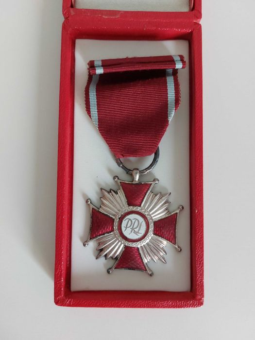 odznaka Srebrny Krzyż Zasługi PRL, odznaka i legitymacja