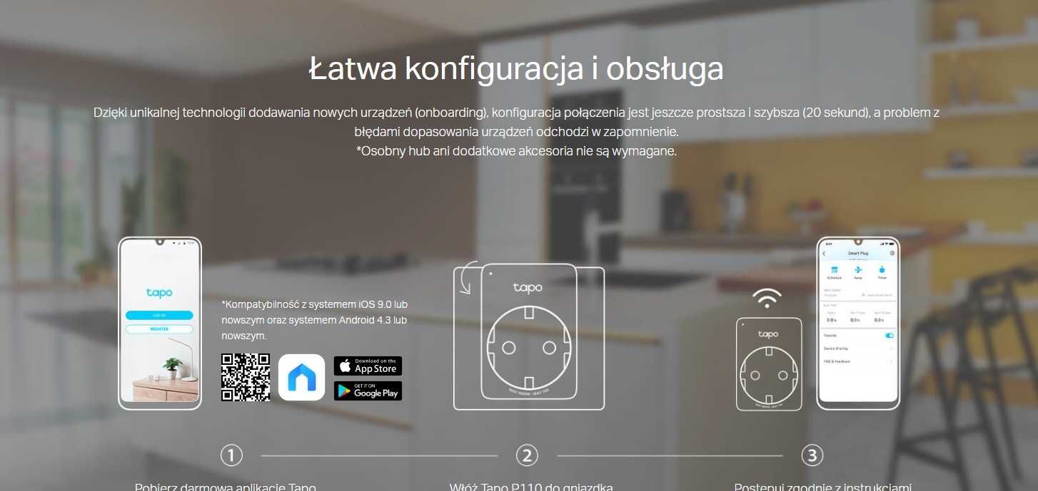 Gniazdo aktywne TP-LINK TAPO P110 Wi-Fi