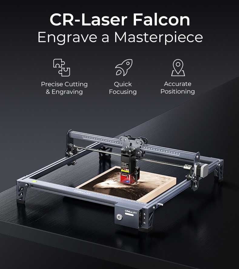 Лазерний гравер Creality Falcon 5W