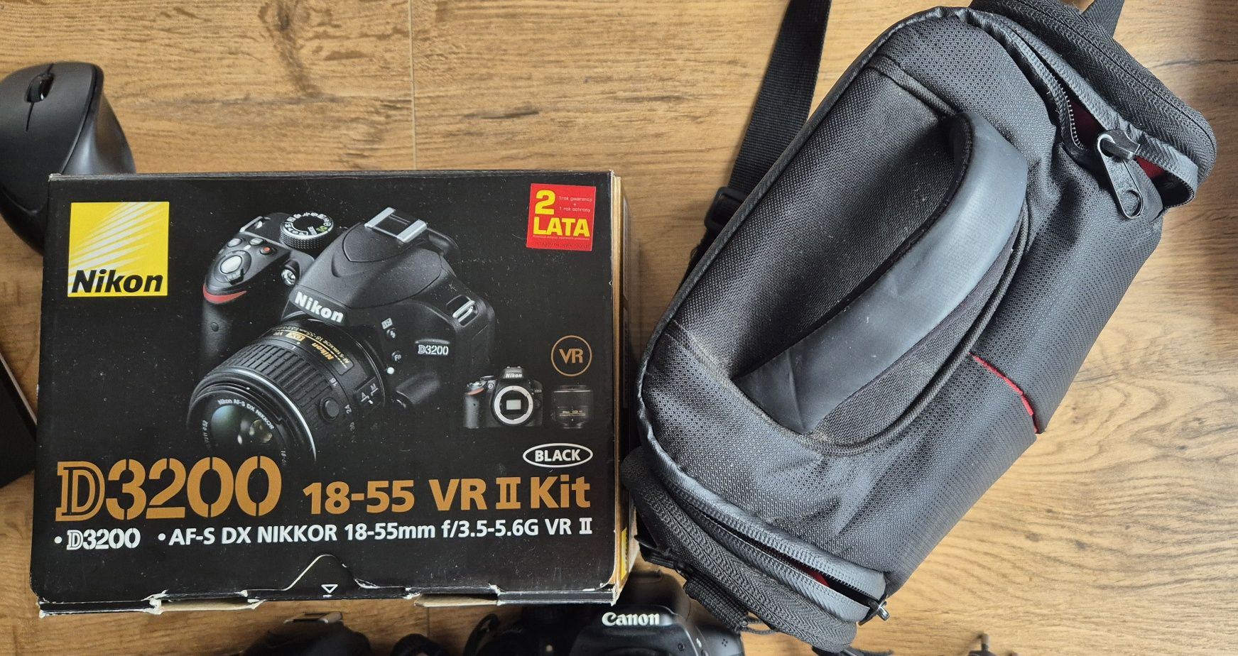 Nikon D3200 i Canon EOS 550D Plus Akcesoria OKAZJA!