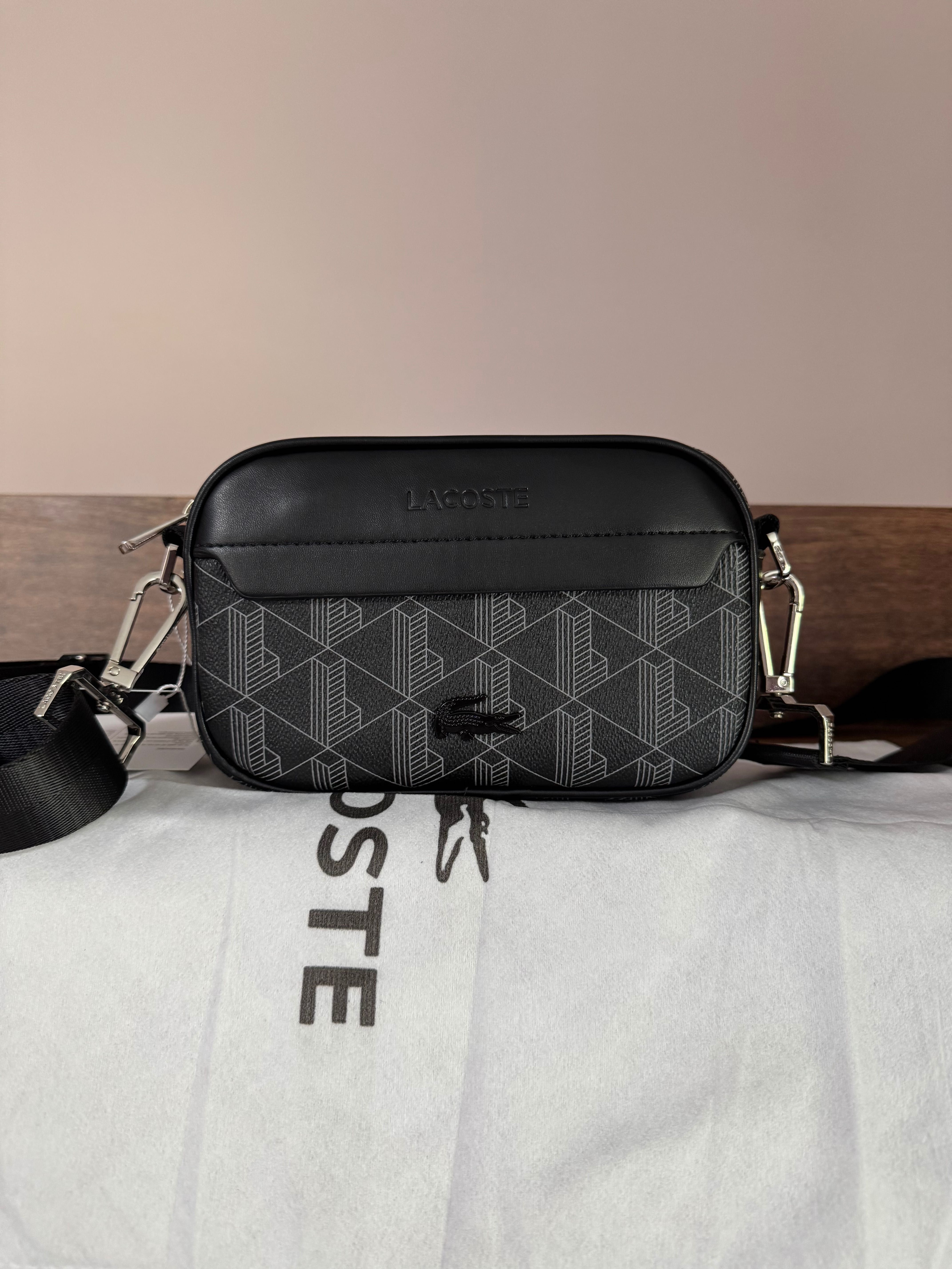 мужская сумка lacoste оригінал чоловіча сумка з шкіри з США USA