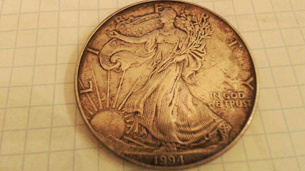 монета 1 доллар 1994 г.