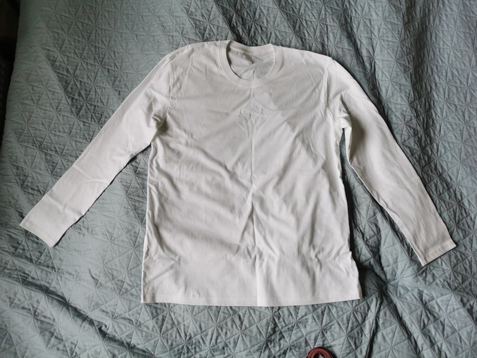 Biała bluzka bardzo luźna bawełniana  3XL
