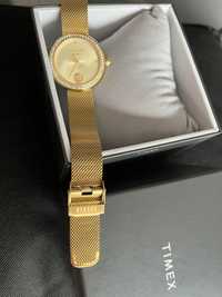 versus timex złoty nowy zegarek przepiękny damski w pudełeczku
