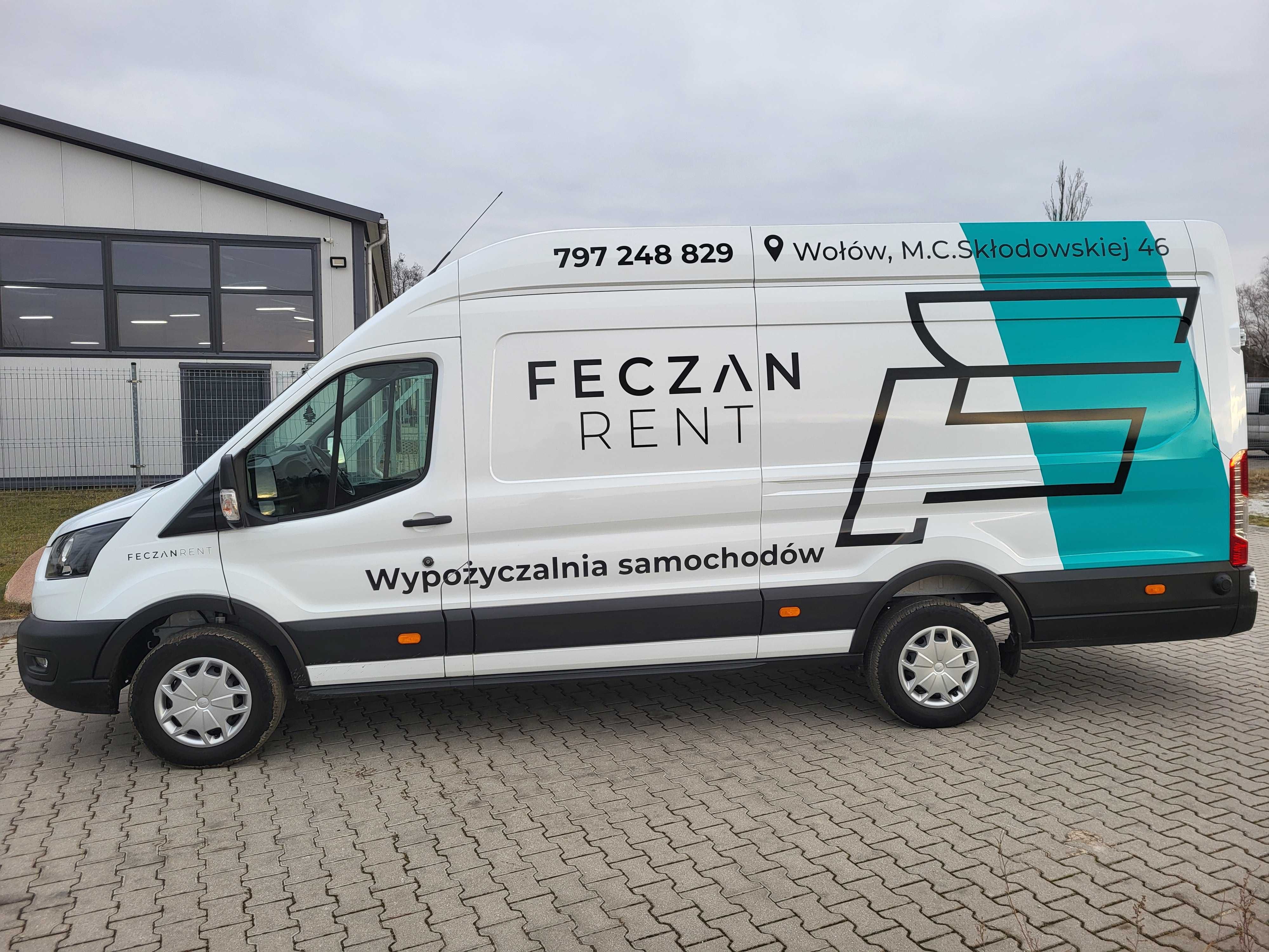 Wynajem busa furgon 3 osobowy Ford Transit *Wolne terminy!!!