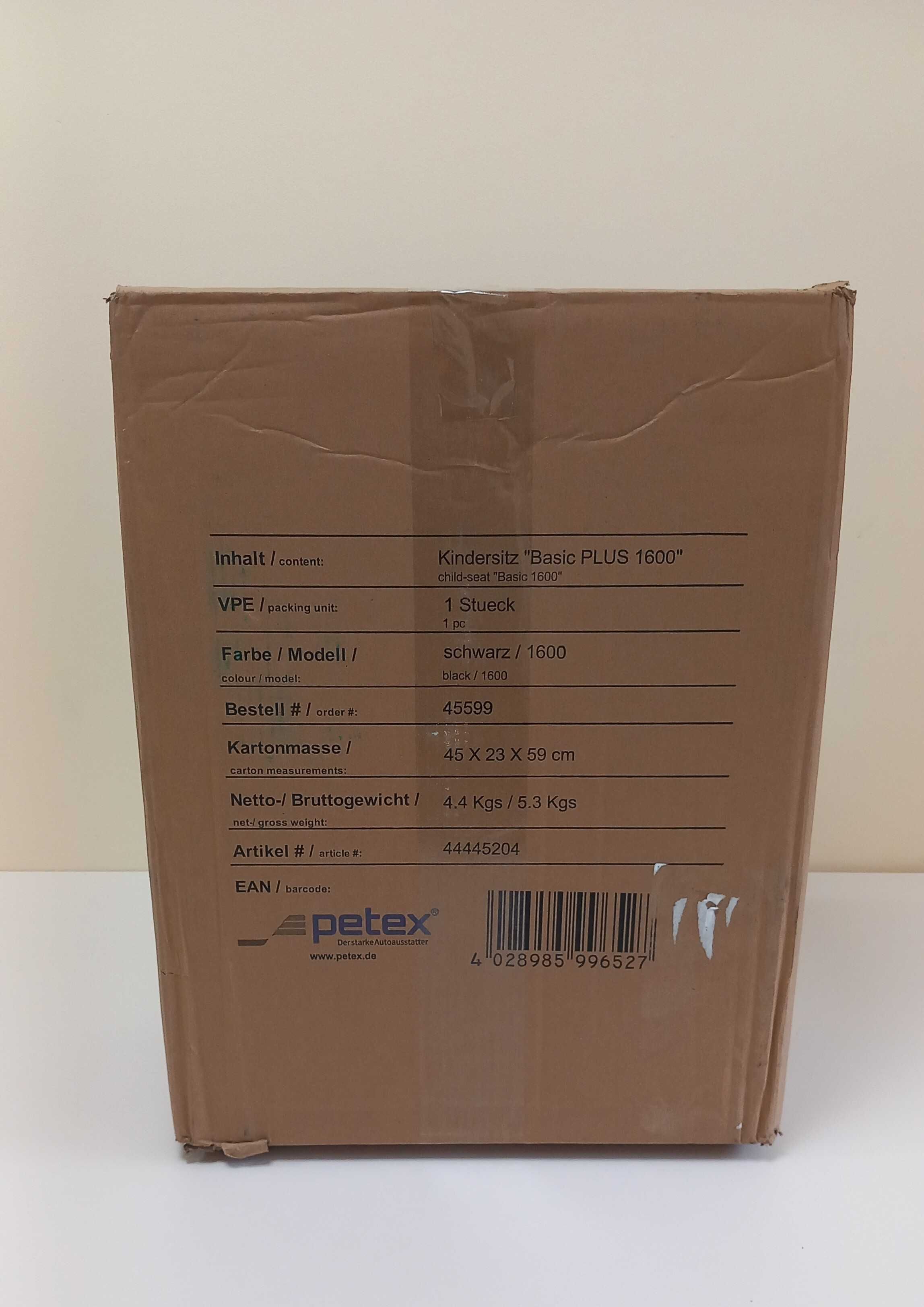 Petex Basic Plus Fotelik samochodowy 100-150cm 396 A