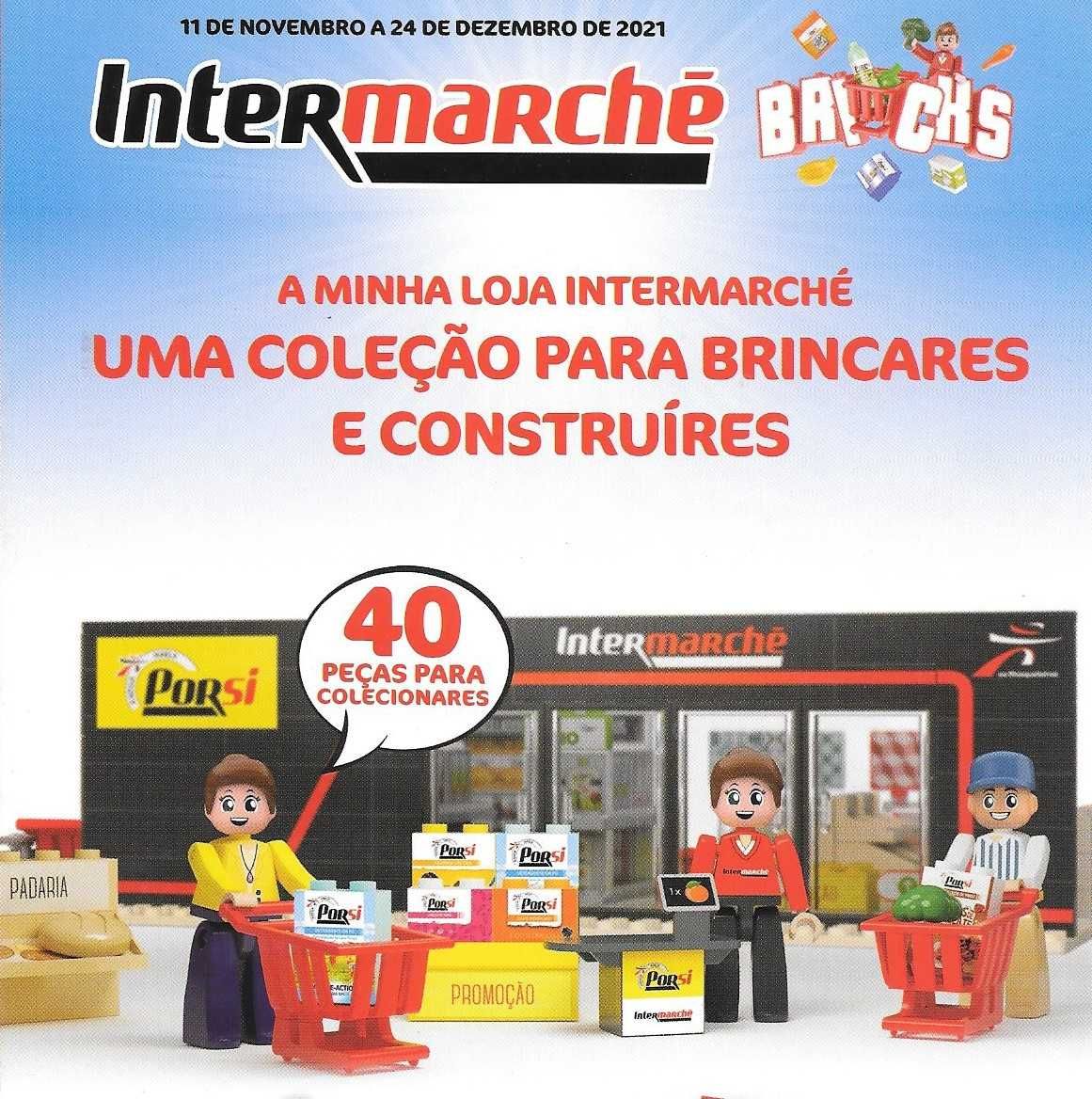 Coleção Completa Bricks "A Minha Loja" Intermarche