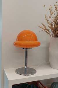 Lampa LED grzybek pomarańczowa bauhaus skandynawska retro szklana