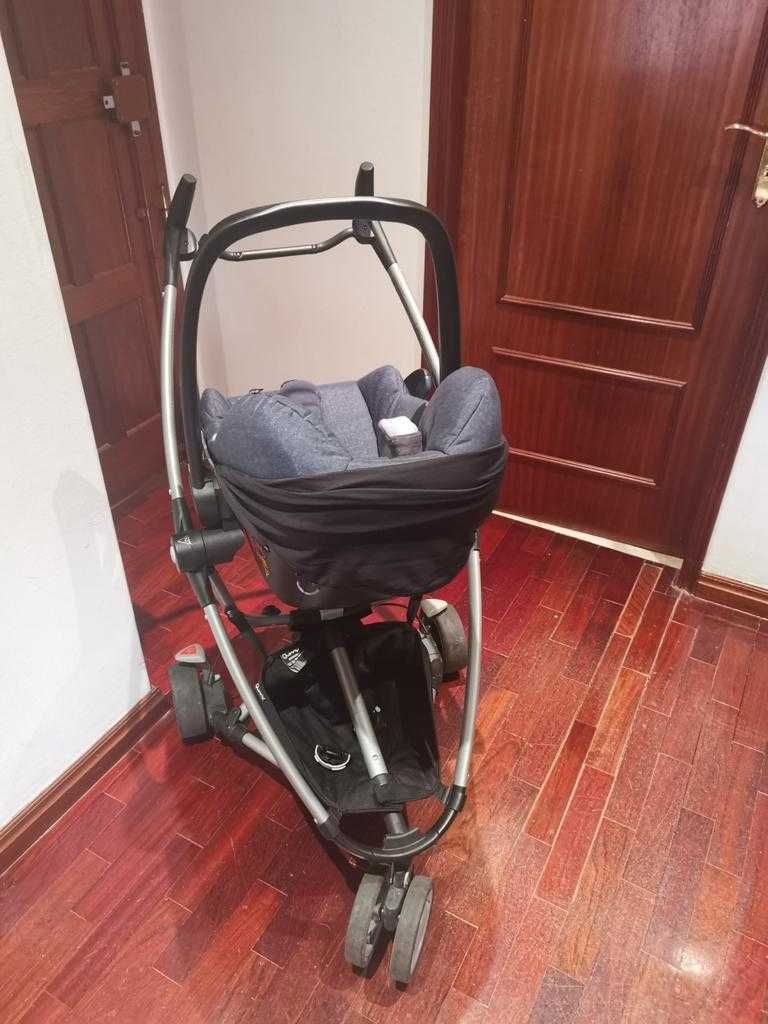 Carrinho Quinny Zapp com cadeira auto Bébé Confort
