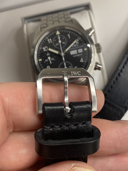 IWC Schaffhausen  * chronoflieger * po serwisie * gw 12m * bransoleta