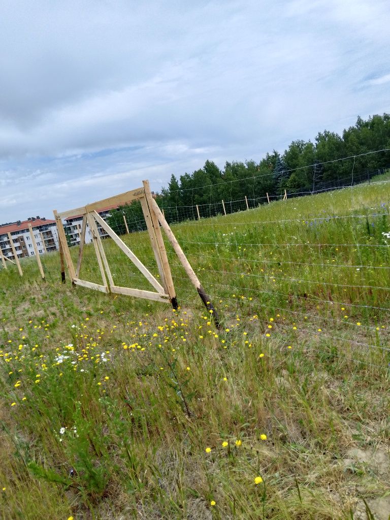 Ogrodzenie leśne tymczasowe budowlane