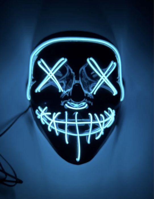 Неонова маска судна ніч