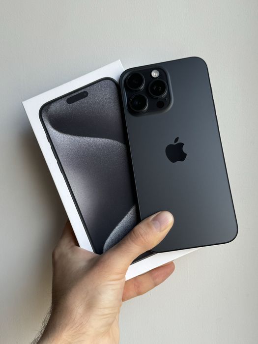 iPhone 15 Pro Max 512 Gb Black Titanium Neverlock АКБ 89% Физ Сим