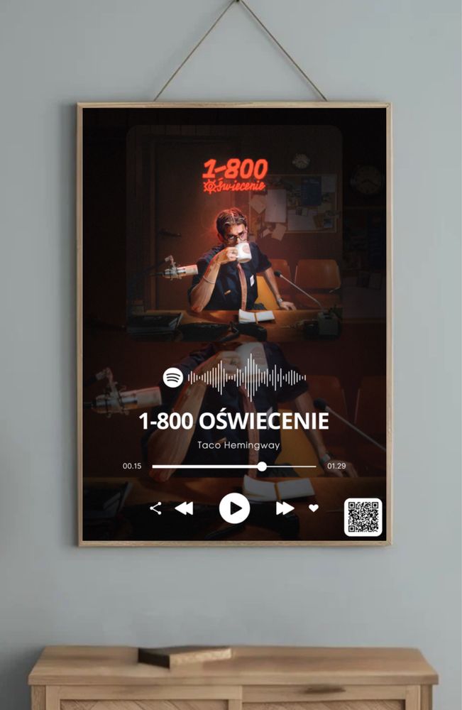 Plakat Taco Hemingway „1-800 Oswiecenie”