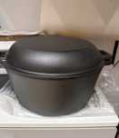Garnek żeliwny brytfanna gęsiarka 26 cm 4,5 L z pokrywą do pieczenia !
