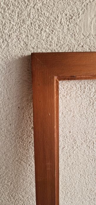 Moldura madeira rose gold