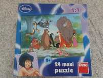 Puzzle 2+ duże elementy Księga dżungli zwierzęta