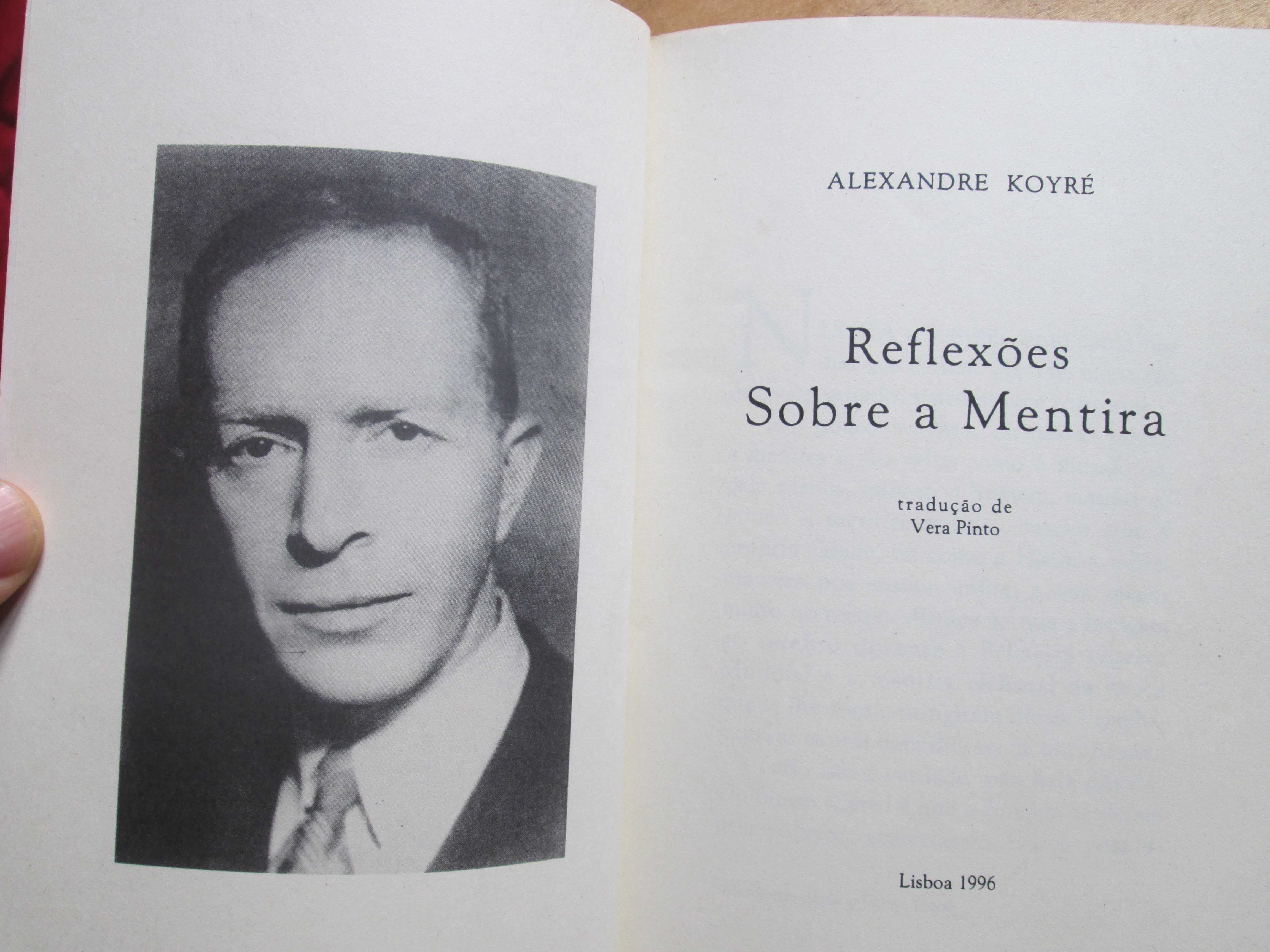 Reflexões sobre a Mentira, de Alexandre Koyré