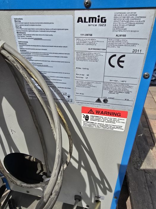 Kompresor Almig Flex 11 osuszacz ziebniczy sprężonego powietrza Almig