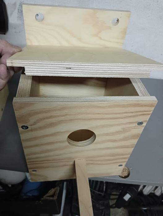 Budka dla papugi małej