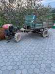 Motocultivador com reboque