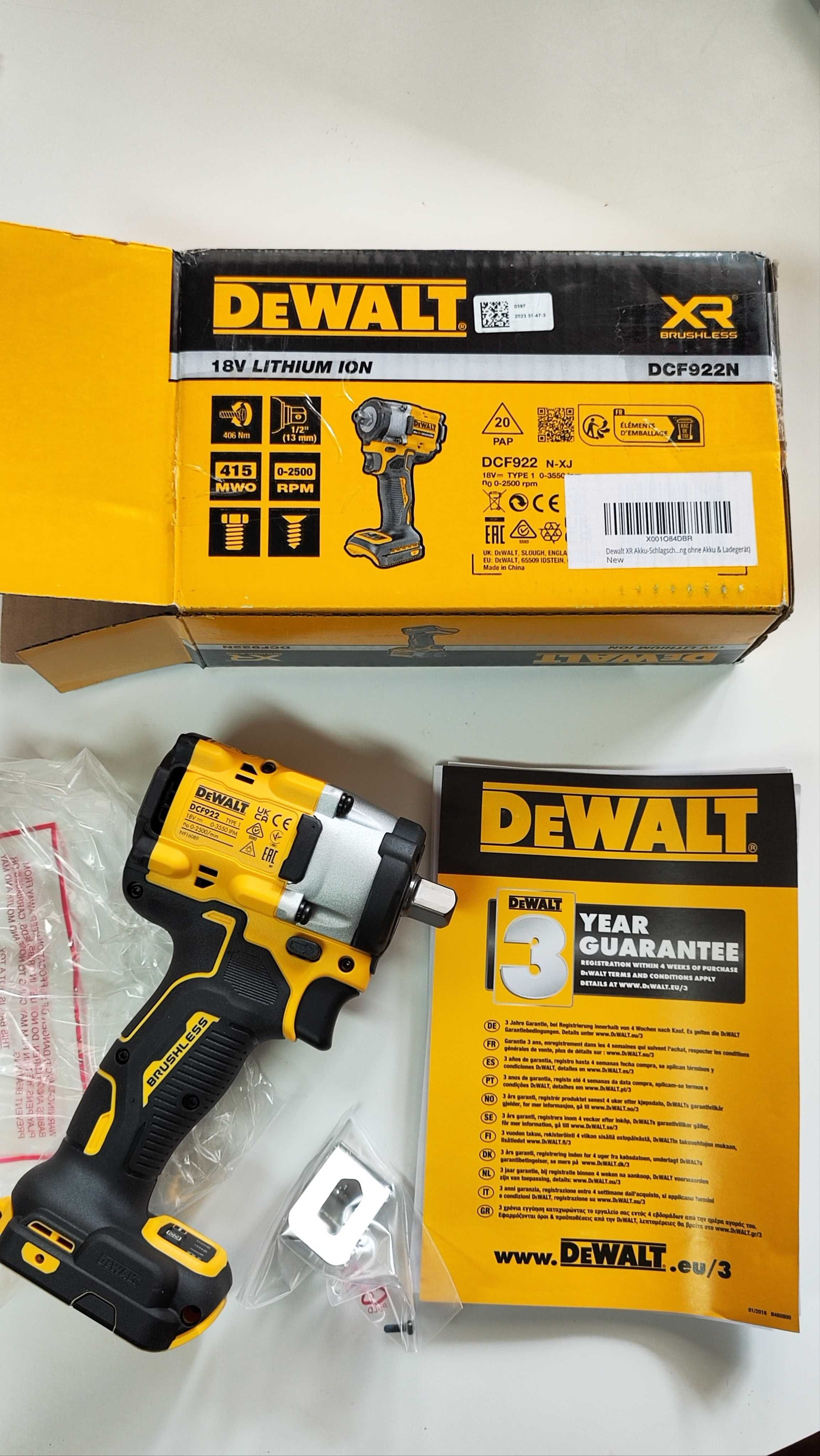 DeWalt DCF922 406nm