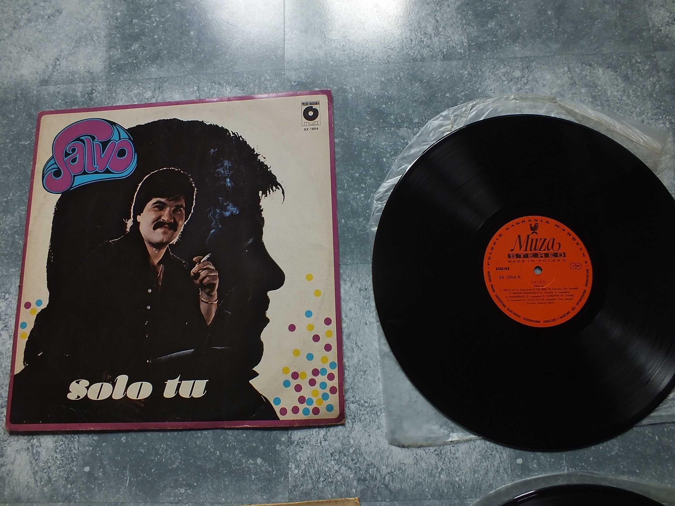 Płyta winylowa LP, SALVO - Solo Tu /włoskie/ 1985r. winyl