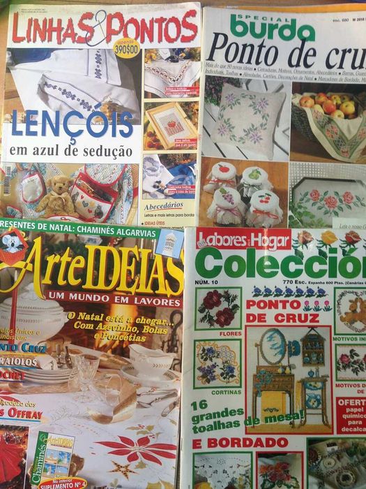 Revistas para ponto cruz