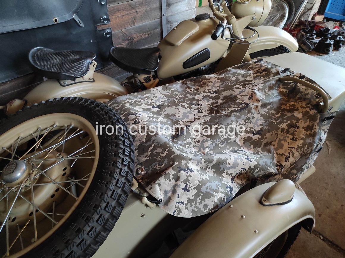 Plandeka Dniepr Ural M72 MW K 750 american pixel cam piękna! Pokrowiec