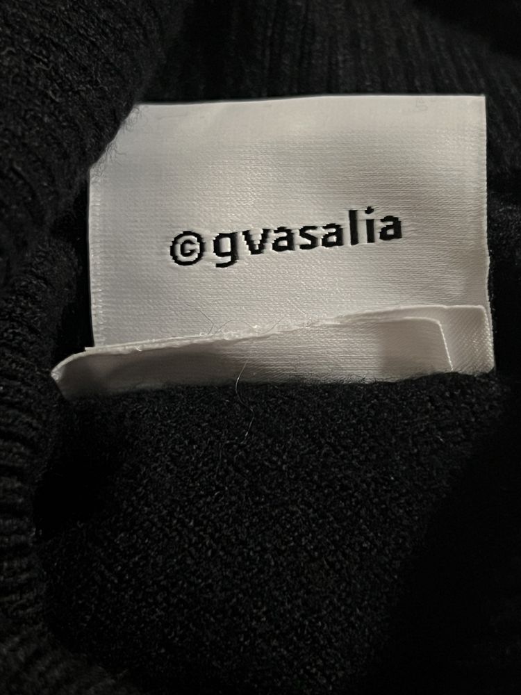 Продажа — VETEMENTS Black Jacquard Sweater (ГОЛЬФ,СВЕТР)