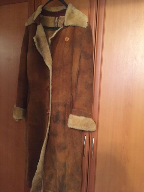 Дубленка натуральная женская, р 42-44