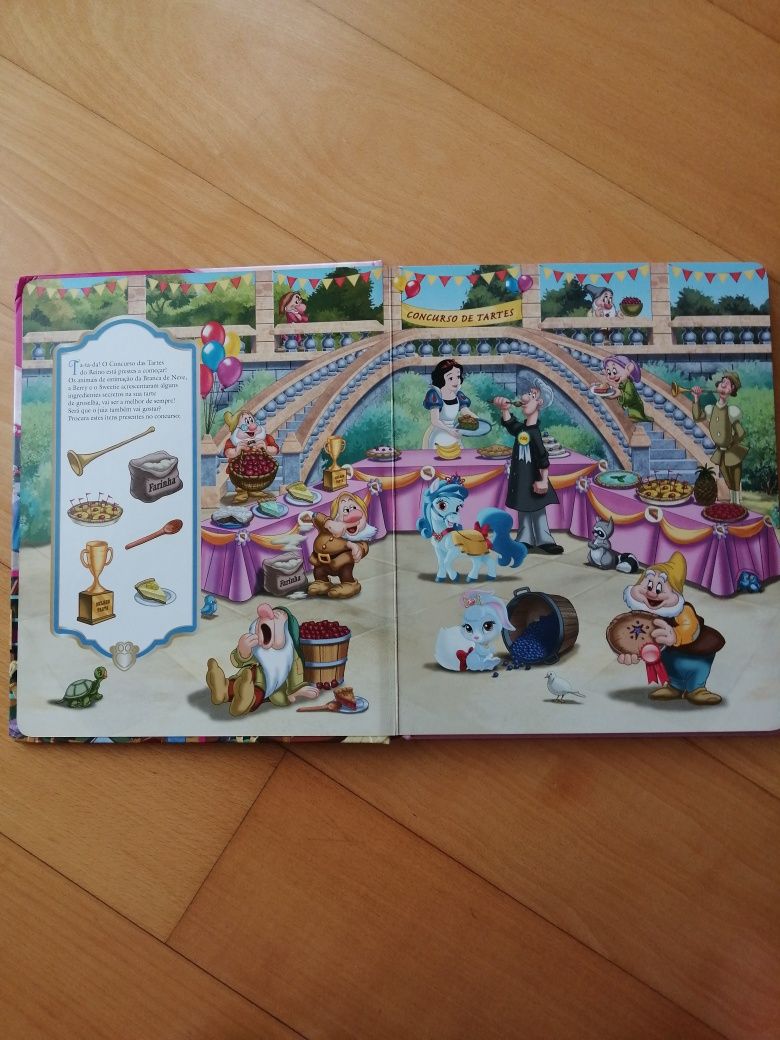 Livro "Palace Pets" da Disney Princesas