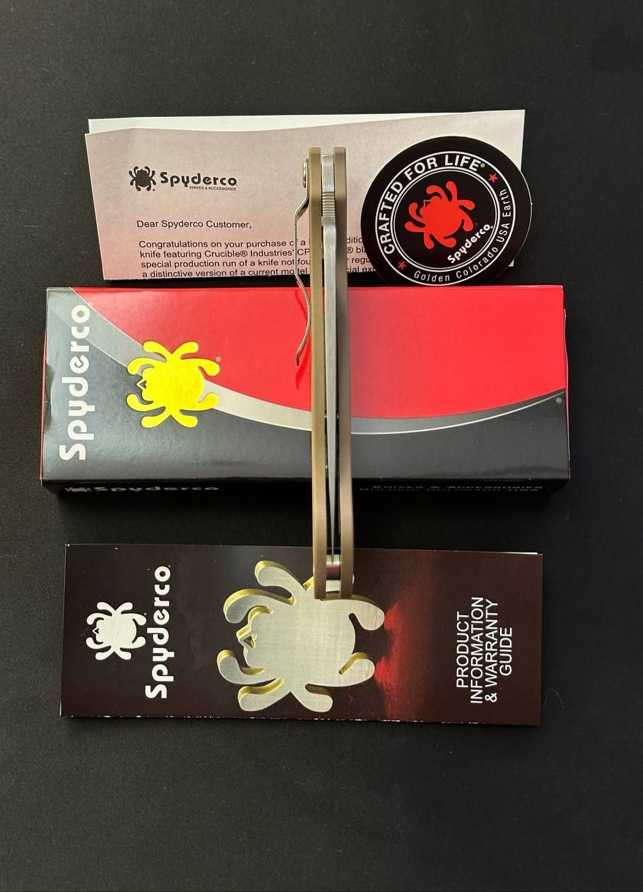 (Новинка) Spyderco Military 2 Sprint Run 15V BBB Brown G-10