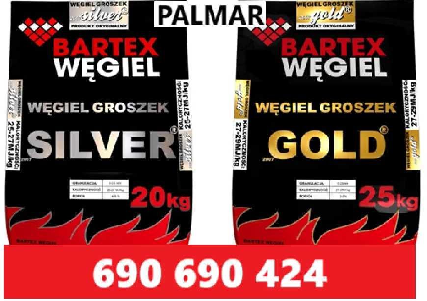 Groszek bartex gold 29 MJ silver 28 MJ ekogroszek węgiel workowany luz