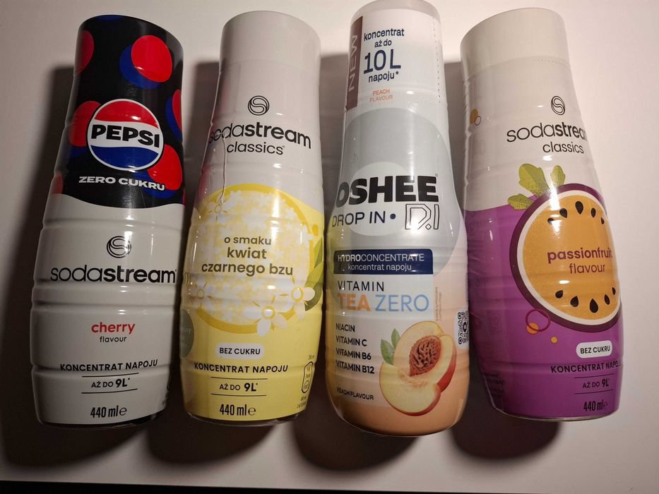 4 Koncentraty syropy soda stream
