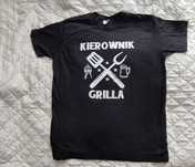 T-shirt BC Collection czarny kierownik grila rozm L