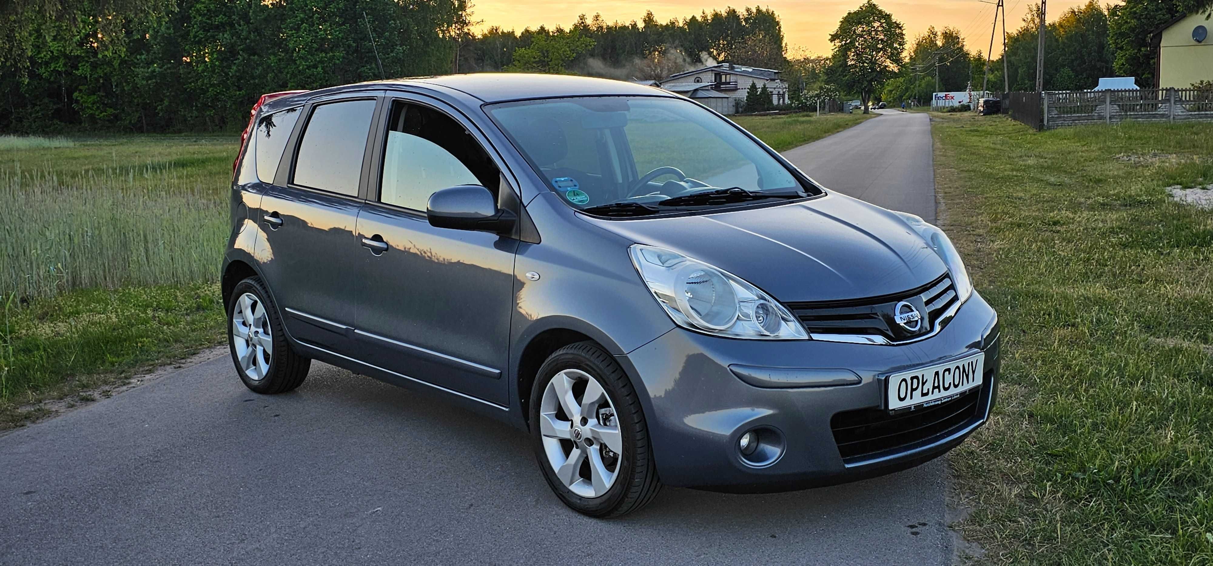 Śliczny Nissan Note 2009r 1.4b*z Niemiec*oryginal lakier*ciemne szyby