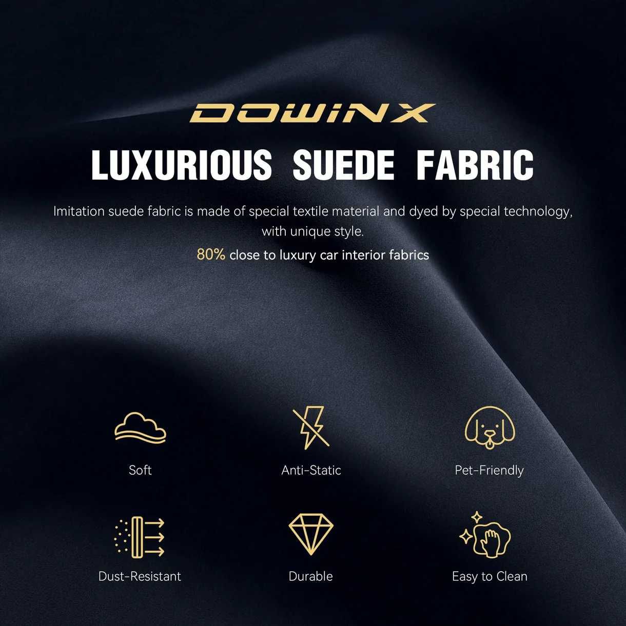 Dowinx Luxury Fotel z masażer dla gracza gamingowy fotel ergonomiczny