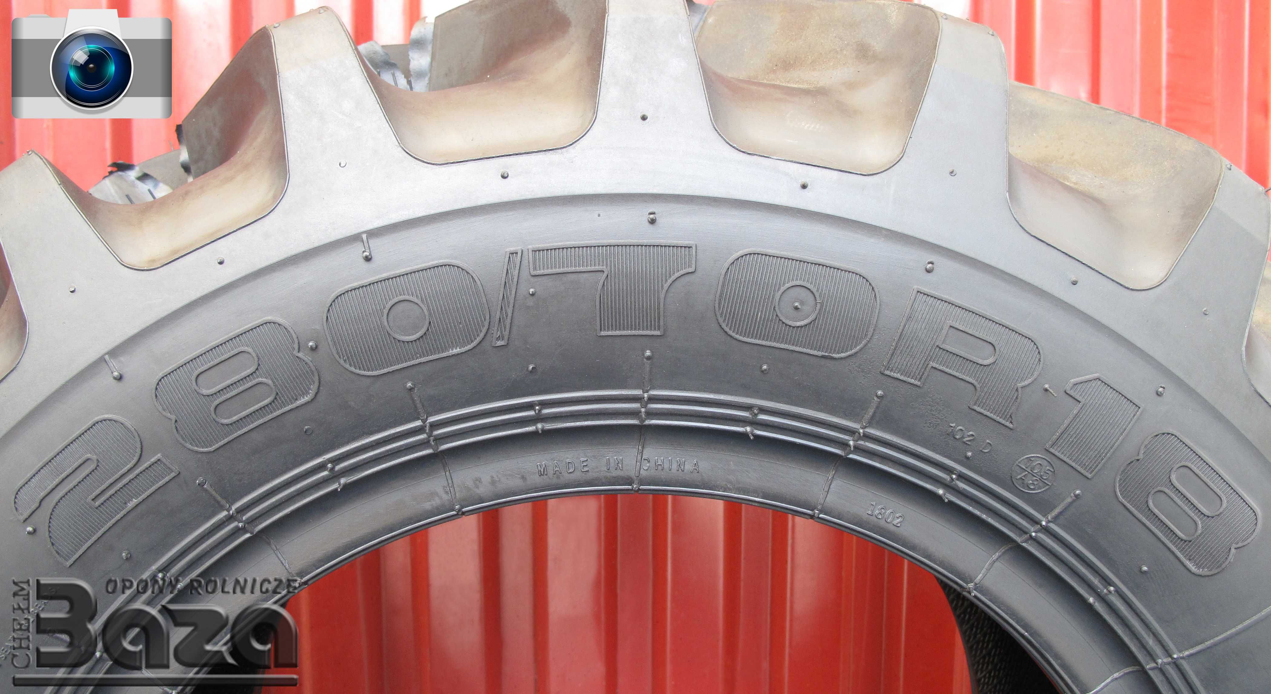BAZA Opona 280/70R18 ARMOUR R-1W Sadownicza Mocna + TK !